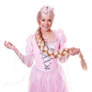 Womens Long Braided Wig Blonde Wigs Female Halloween Costume_1 BW744