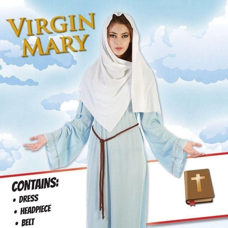 Womens Virgin Mary Adult Costume Female Halloween_2 