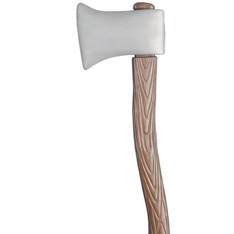 Wood Effect Axe Plastic Brown_1 sm-25273