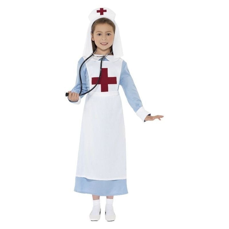 WW1 Nurse Costume Kids Blue White_1 sm-44026L