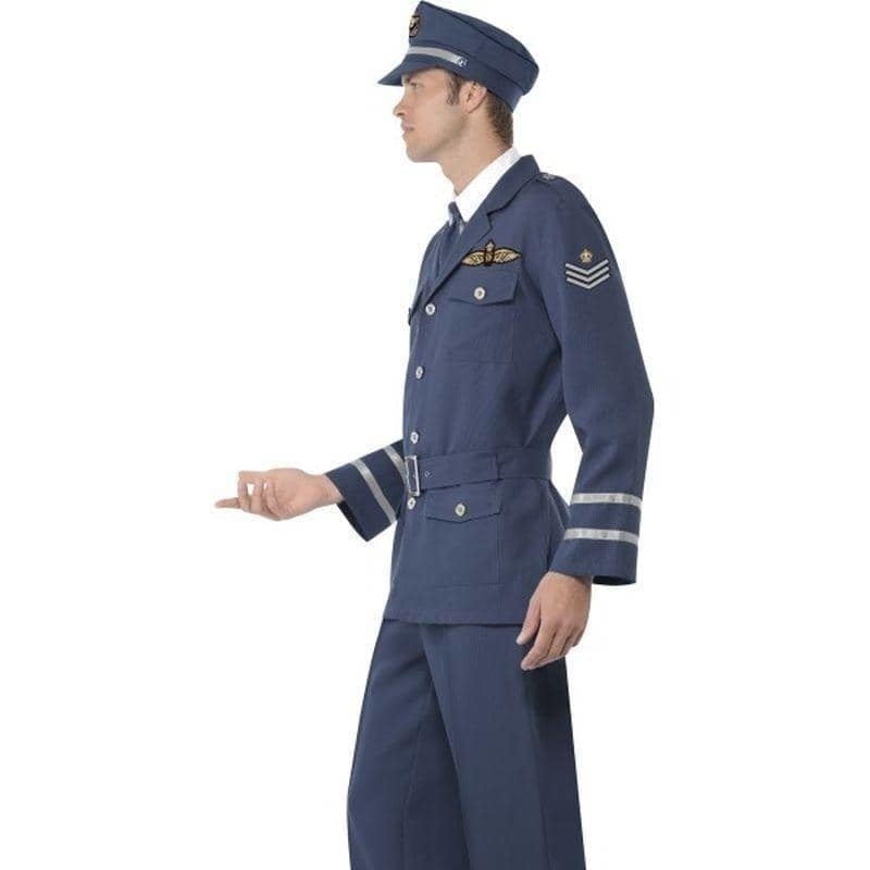 WW2 Air Force Captain Costume Adult Blue_3 