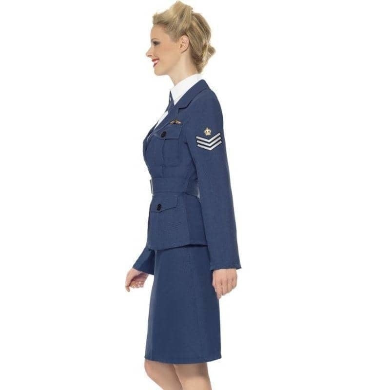 WW2 Air Force Female Captain Adult Blue_3 sm-35527S