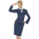 WW2 Air Force Female Captain Adult Blue_1 sm-35527M
