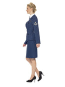 WW2 Air Force Female Captain Adult Blue Suit 3