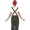 WW2 Land Girl Costume Adult Olive White_2 sm-39491L