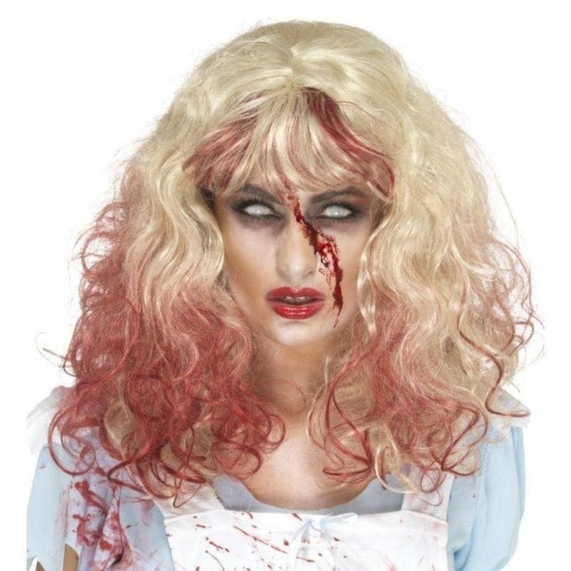 Zombie Bloody Alice Wig Adult Blonde_1 sm-46858