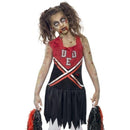 Zombie Cheerleader Costume Kids Red Black_1 sm-43023L