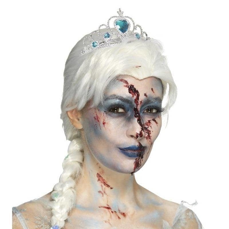 Zombie Frozen To Death Wig Adult White_1 sm-47018