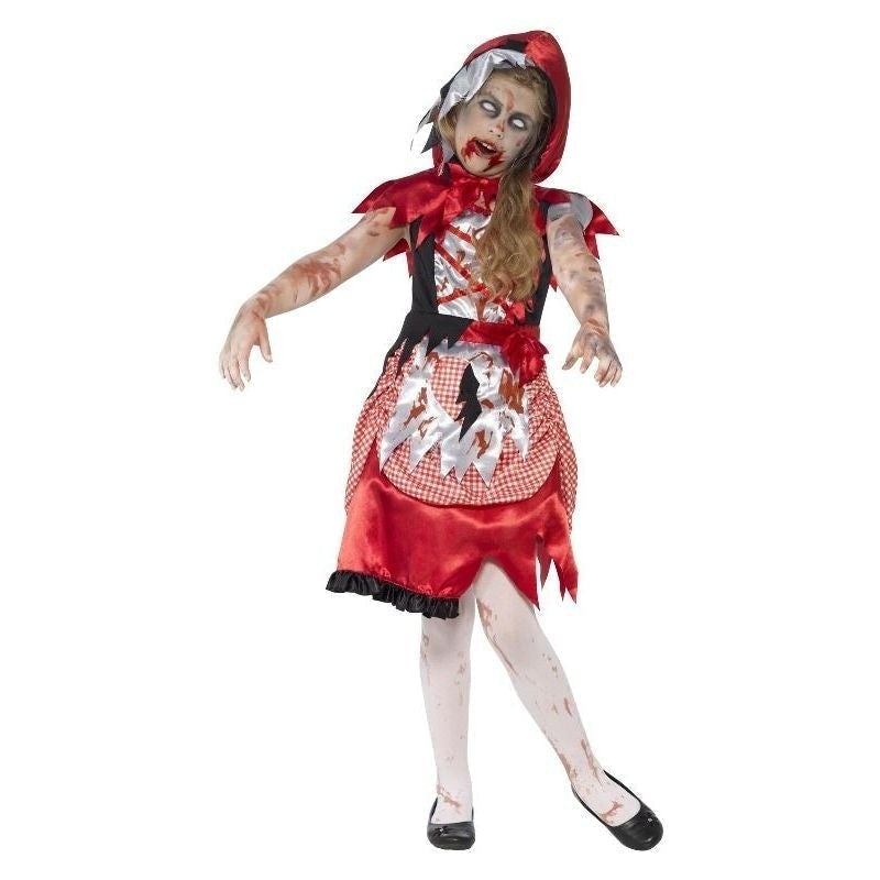 Zombie Miss Hood Costume Kids Red_2 sm-44285M