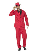 Zoot Suit Mens Red Gangster Costume 4