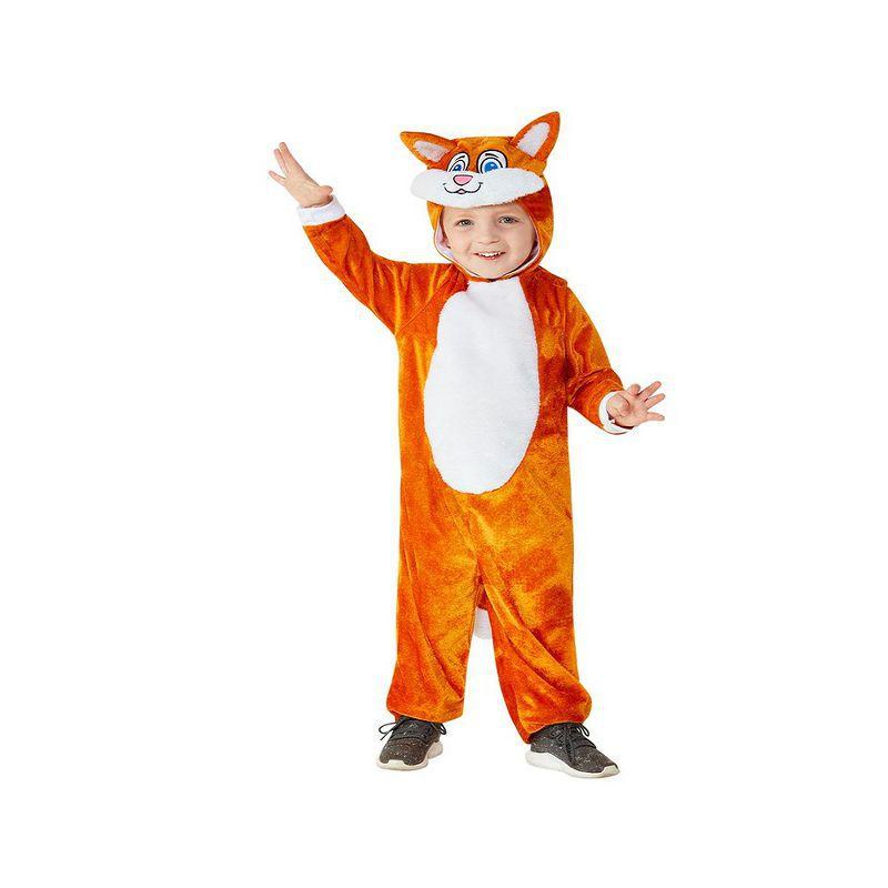 Toddler Cat Costume Toddler Orange Smiffys Children's Animal Fancy Dress 14811