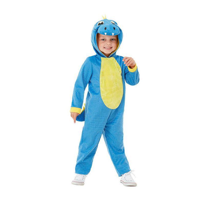Toddler Dinosaur Costume Toddler Blue Smiffys Children's Animal Fancy Dress 14809