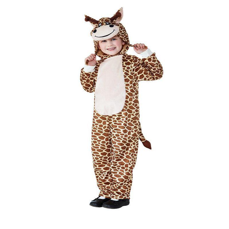 Toddler Giraffe Costume Toddler Brown Smiffys Children's Animal Fancy Dress 14911