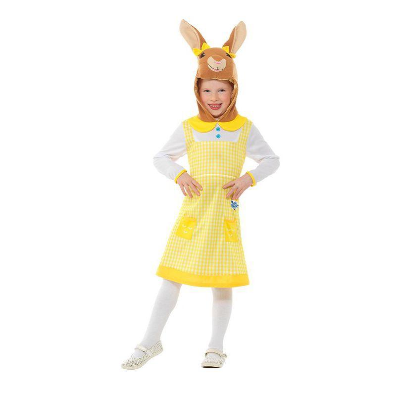 Peter Rabbit Cottontail Deluxe Costume Child Yellow Girls Smiffys Peter Rabbit TV 14835