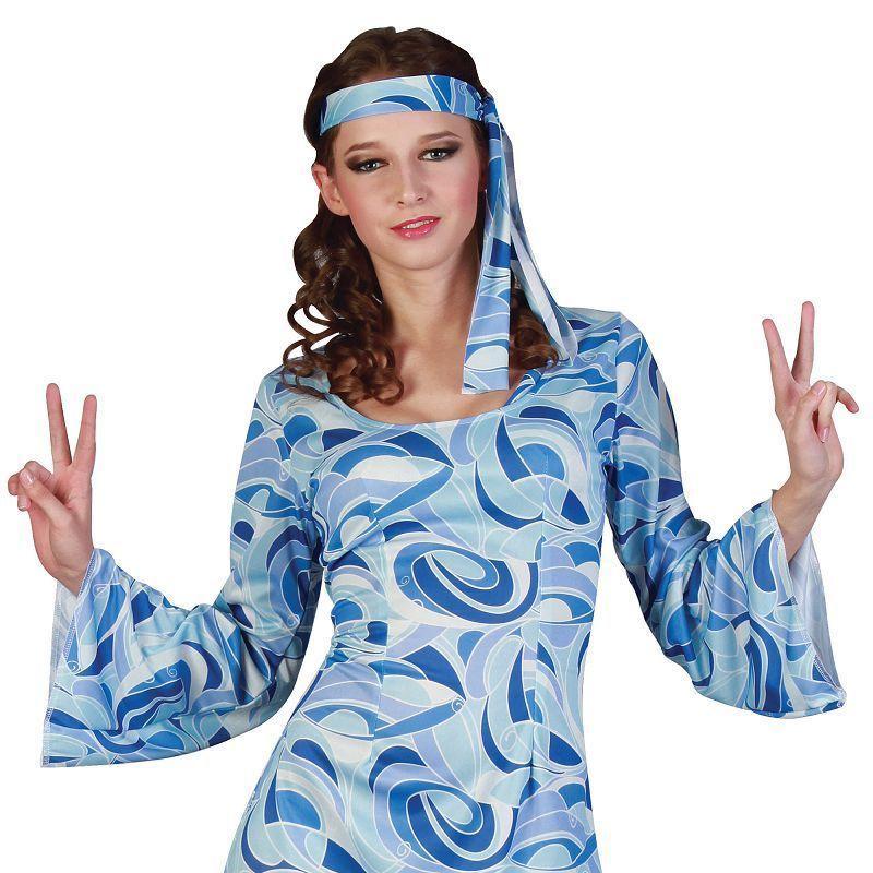 Womens Flower Power Hippie Girl Adult Costume Female One Size Bristol Novelty Generic Ladies Costumes 13152