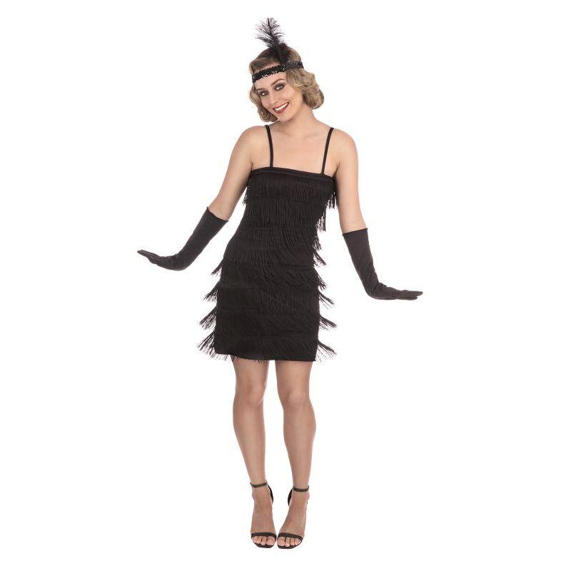 Flapper Dress Black Bristol Novelty 2021 22436