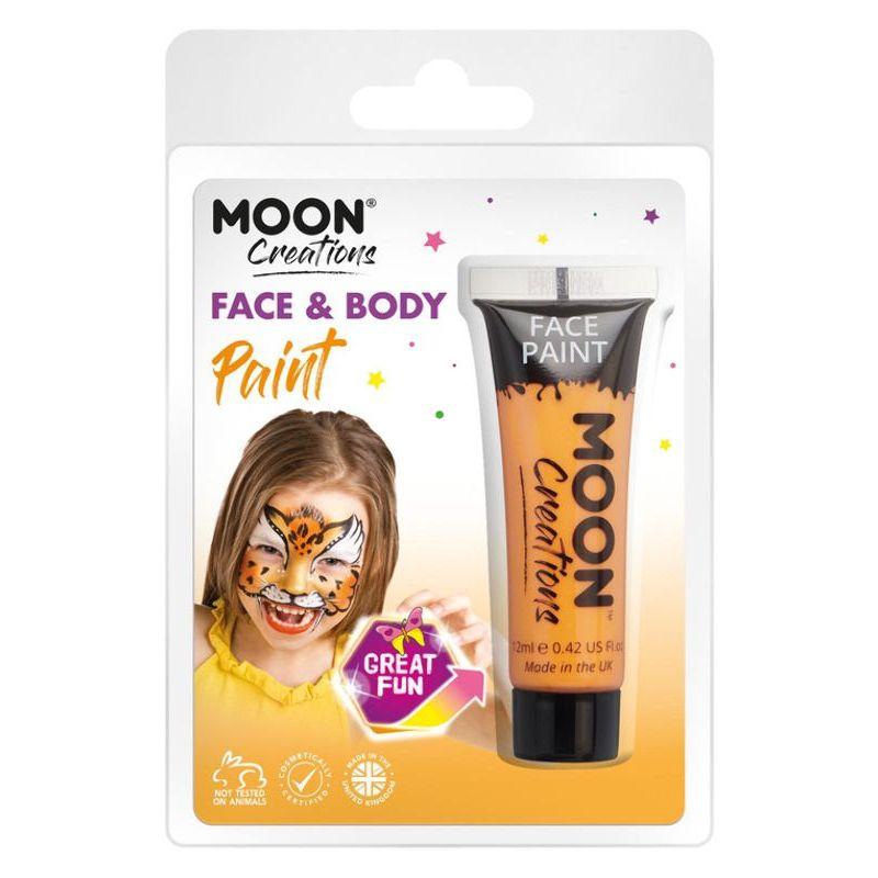 Moon Creations Face & Body Paint Orange Smiffys Moon Creations 21300