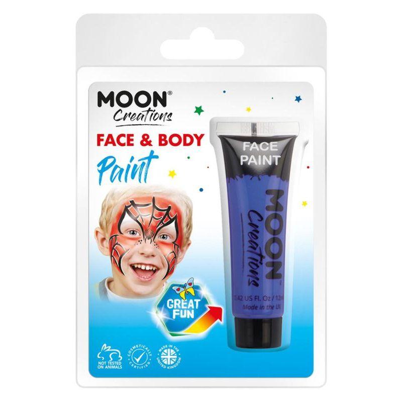 Moon Creations Face & Body Paint Dark Blue Smiffys Halloween Fancy Dress Accessor 20569