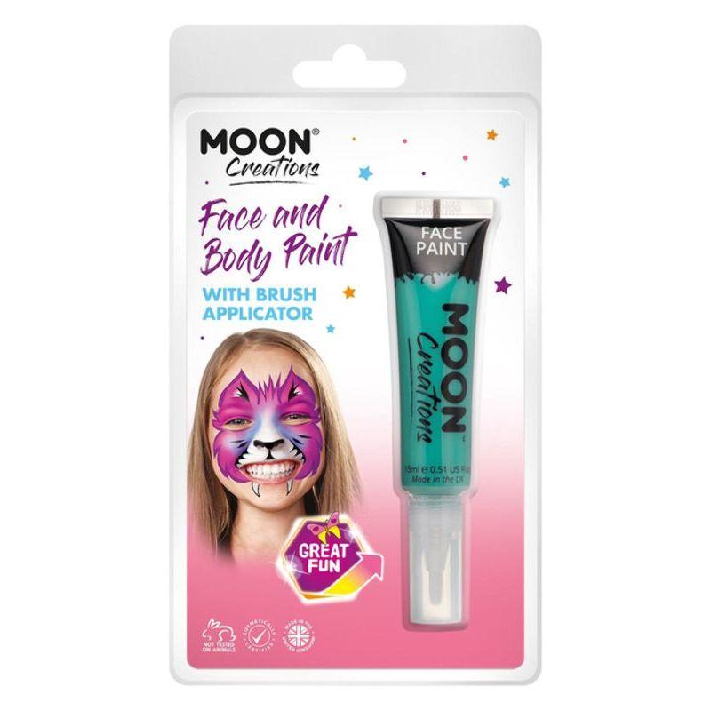 Moon Creations Face & Body Paints Turquoise Smiffys Girls Fancy Dress 21850