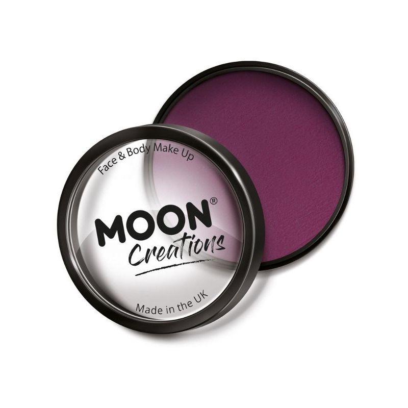 Moon Creations Pro Face Paint Cake Pot Purple Smiffys Moon Creations 21501