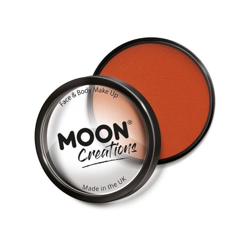 Moon Creations Pro Face Paint Cake Pot Orange Smiffys Moon Creations 21278