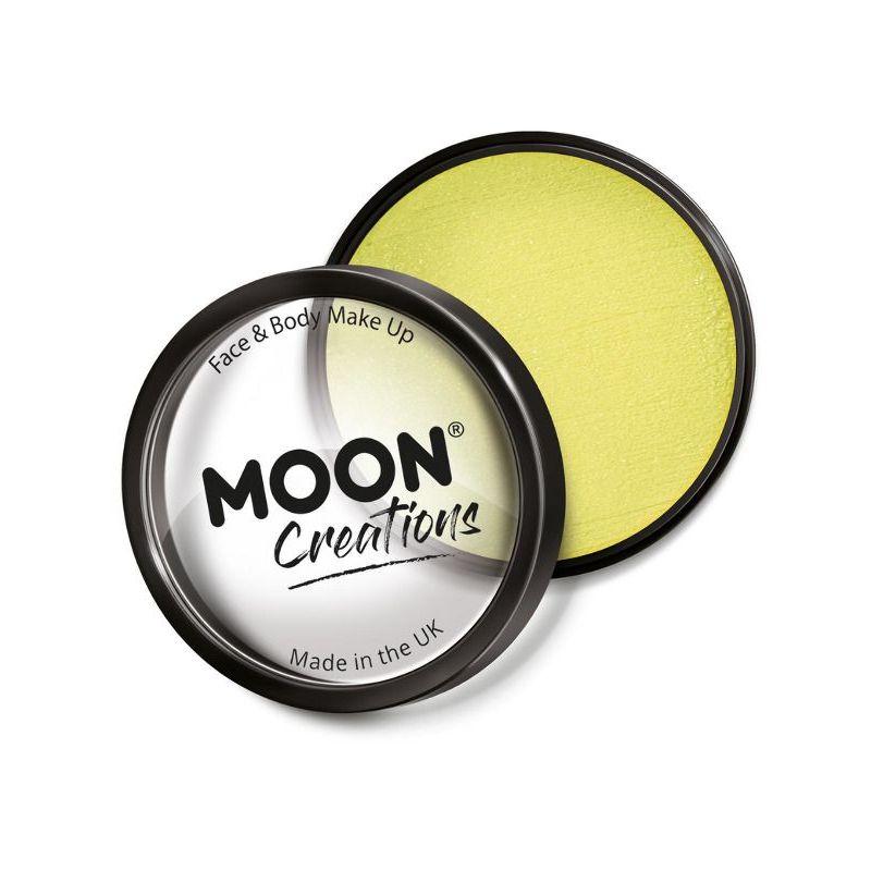Moon Creations Pro Face Paint Cake Pot Yellow Smiffys Moon Creations 22003