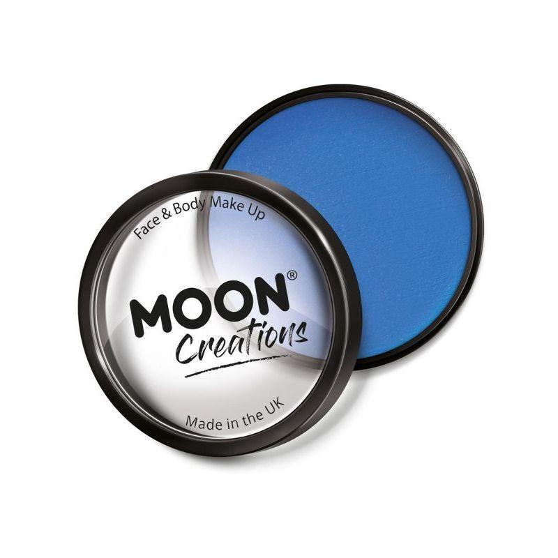 Moon Creations Pro Face Paint Cake Pot Sky Blue Smiffys Manic Panic Licensed Fancy Dress 20590