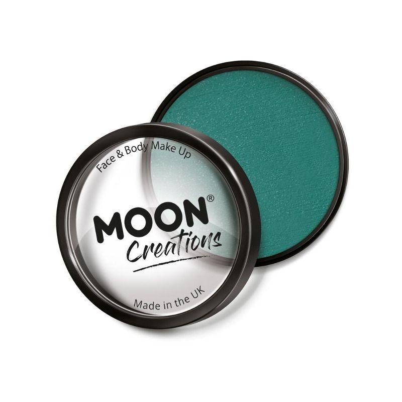 Moon Creations Pro Face Paint Cake Pot Teal Smiffys Moon Creations 21878