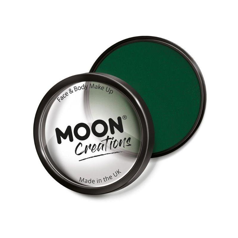 Moon Creations Pro Face Paint Cake Pot Dark Green Smiffys Moon Creations 20920