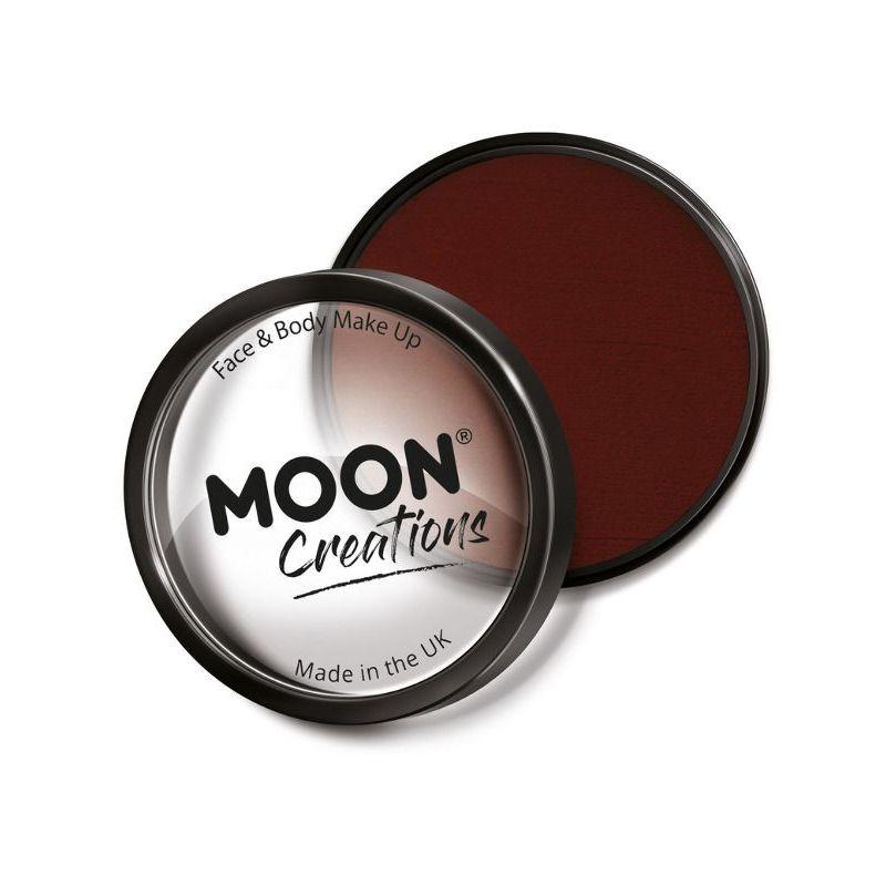 Moon Creations Pro Face Paint Cake Pot Dark Red Smiffys Moon Creations 21626