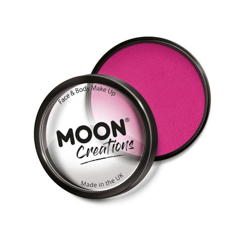 Moon Creations Pro Face Paint Cake Pot Magenta Smiffys Halloween Fancy Dress Accessor 21159