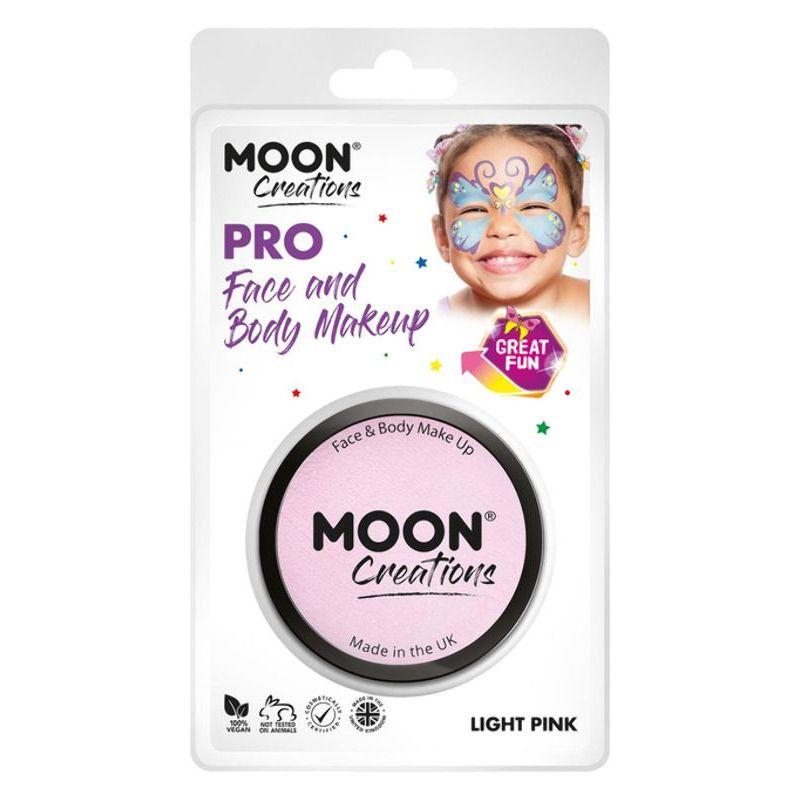 Moon Creations Pro Face Paint Cake Pot Light Pink Smiffys Moon Creations 21372