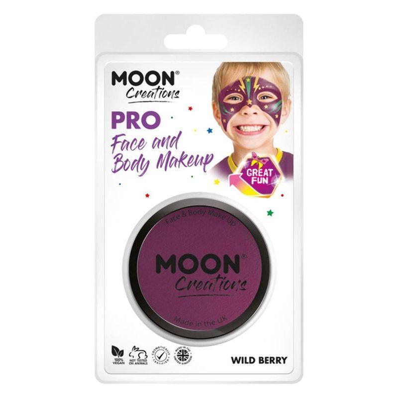 Moon Creations Pro Face Paint Cake Pot Purple Smiffys Moon Creations 21515
