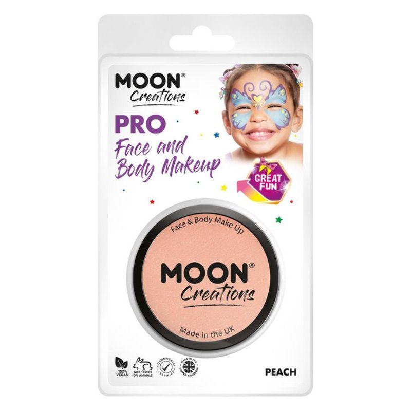 Moon Creations Pro Face Paint Cake Pot Peach Smiffys Moon Creations 21341