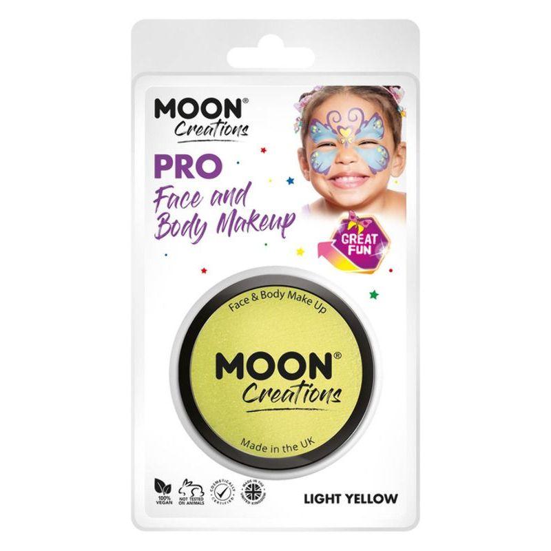Moon Creations Pro Face Paint Cake Pot Yellow Smiffys Moon Creations 22006