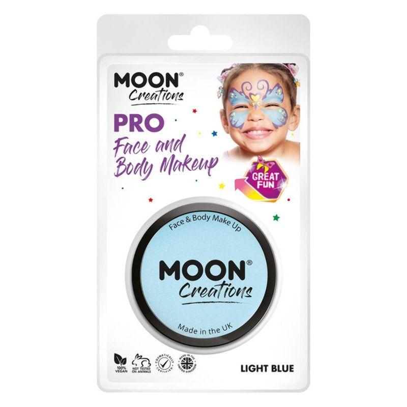 Moon Creations Pro Face Paint Cake Pot Light Blue Smiffys Ghostbusters Classic 1984 Licensed Fancy Dress 20598