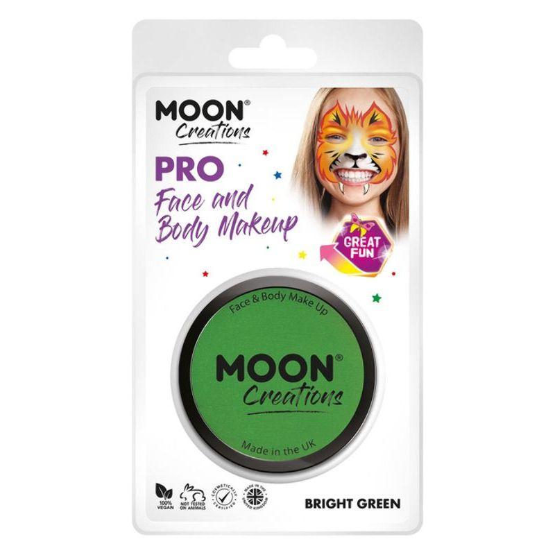 Moon Creations Pro Face Paint Cake Pot Bright Gre Smiffys Moon Creations 20926