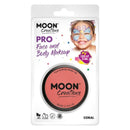 Moon Creations Pro Face Paint Cake Pot Coral Smiffys Girls Fancy Dress 20806