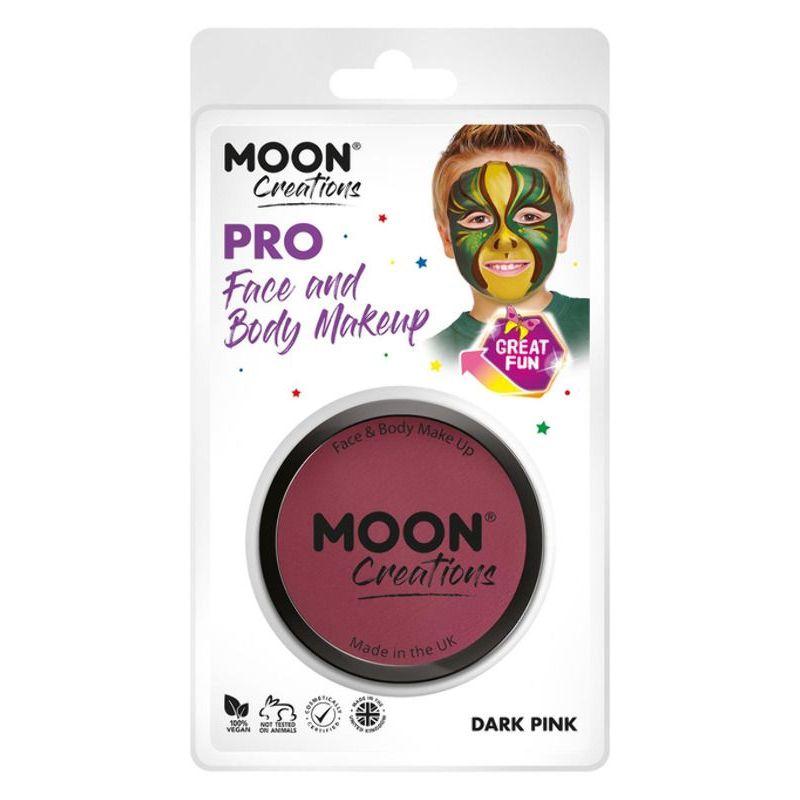 Moon Creations Pro Face Paint Cake Pot Pink Smiffys Moon Creations 21374