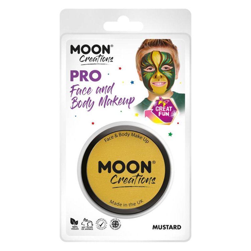 Moon Creations Pro Face Paint Cake Pot Golden Smiffys Halloween Fancy Dress Accessor 20838