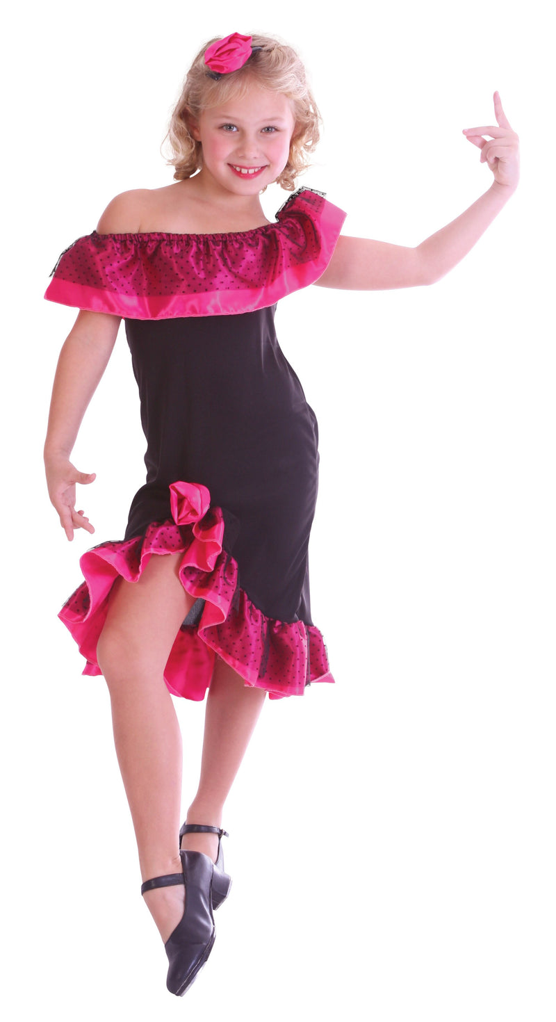 Flamenco Girl Medium Childrens Costumes Female M Girls Bristol Novelty Childrens Costumes 2160