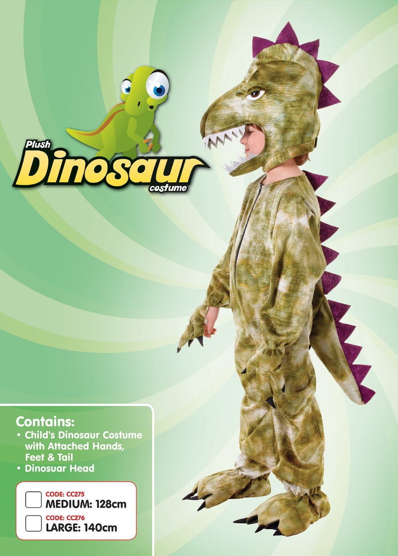 Dinosaur 140cm Childrens Costumes Unisex 140 Cm Bristol Novelty Childrens Costumes 2173