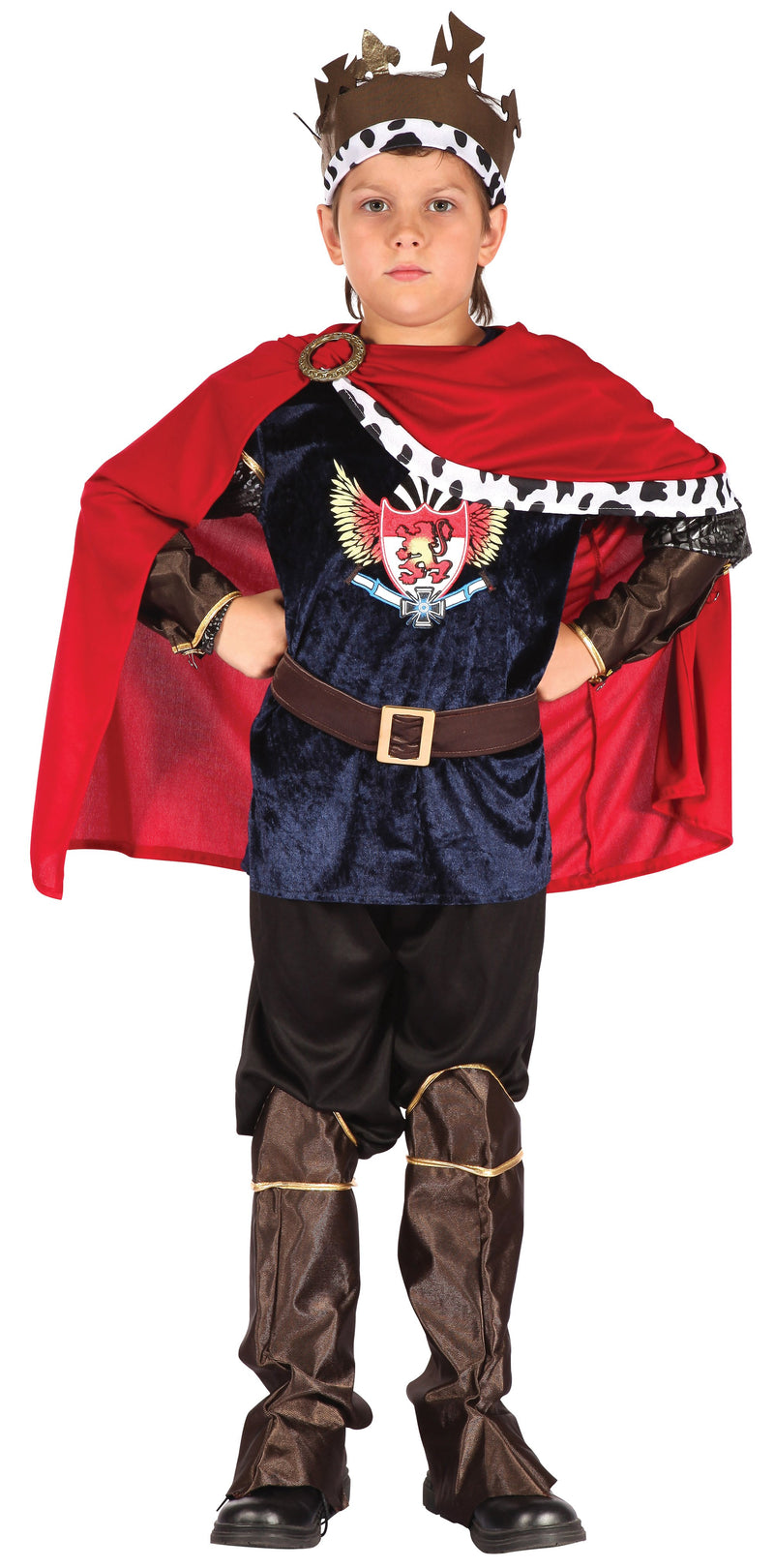 Fantasy King S Childrens Costumes Male To Fit Child Of Height 110cm 122cm Boys Bristol Novelty Childrens Costumes 2183