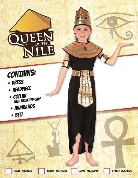 Queen Of The Nile M Childrens Costumes Female To Fit Child Of Height 122cm 134cm Girls Bristol Novelty Childrens Costumes 2189