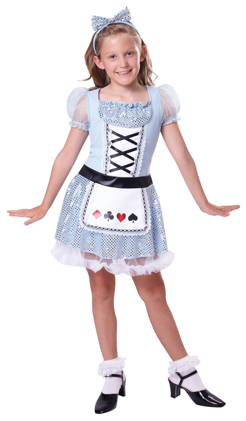 Card Girl S Childrens Costumes Female To Fit Child Of Height 110cm 122cm Girls Bristol Novelty Childrens Costumes 2230