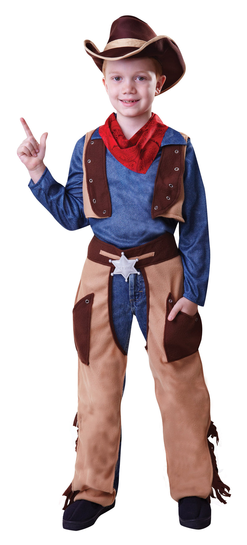 Cowboy Wild West S Childrens Costumes Male To Fit Child Of Height 110cm 122cm Boys Bristol Novelty Childrens Costumes 2246