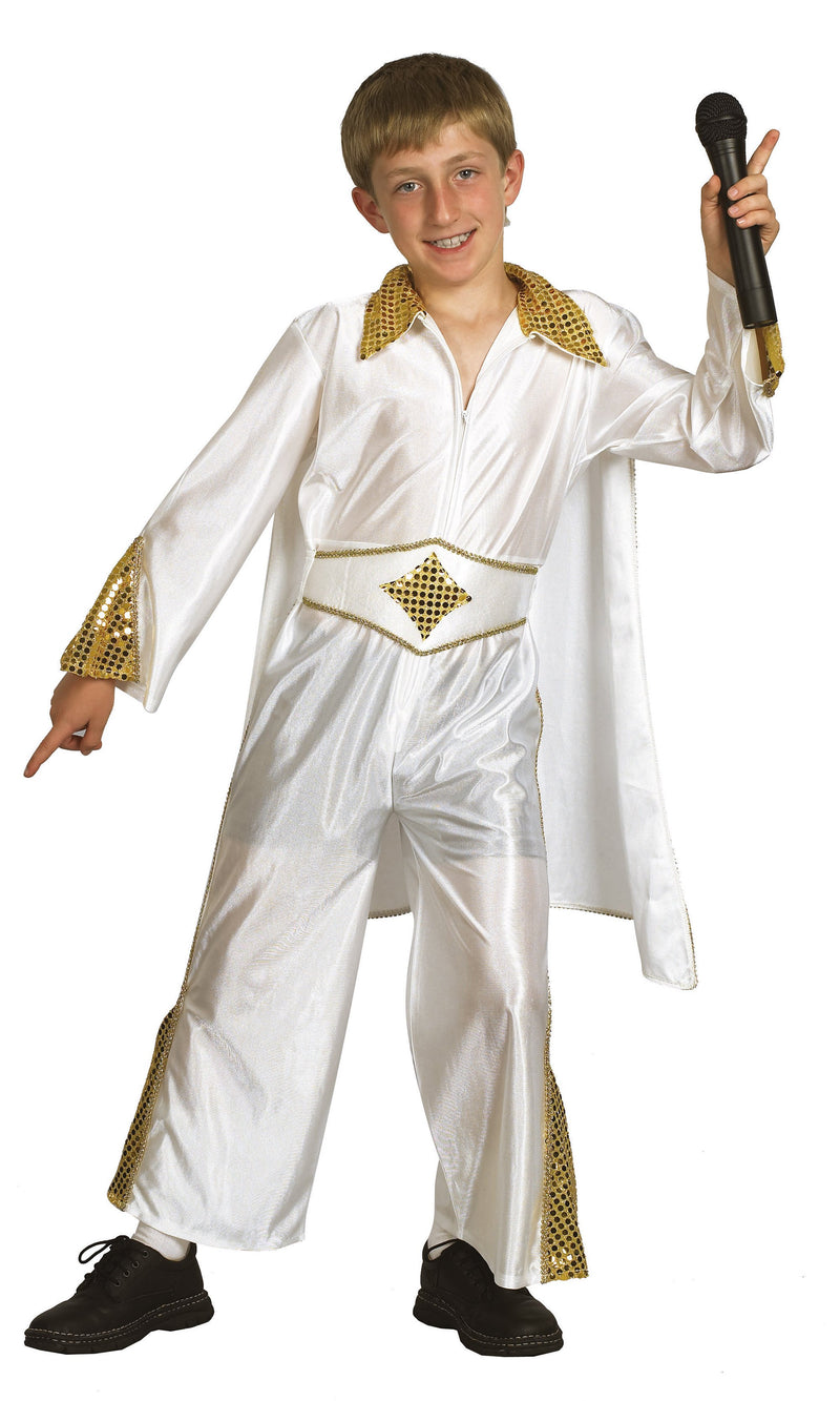 Rock Star Elvis Xl White Childrens Costumes Male Xl Boys Bristol Novelty Childrens Costumes 2270