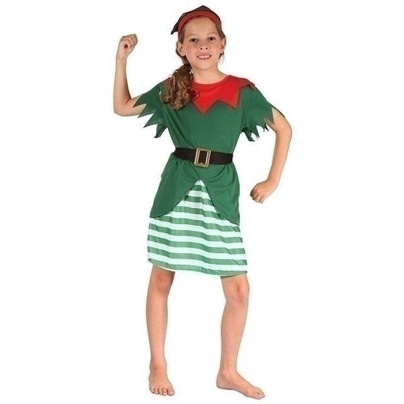 Girls Santa Helper Girl M Childrens Costumes Female To Fit Child Of Height 122cm 134cm Bristol Novelty Girls Costumes 5733