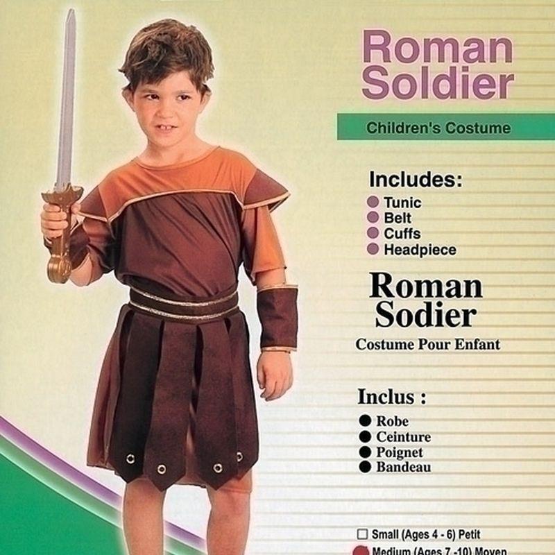 Boys Roman Soldier Large Childrens Costumes Male Large 9 12 Years Bristol Novelty Boys Costumes 1746
