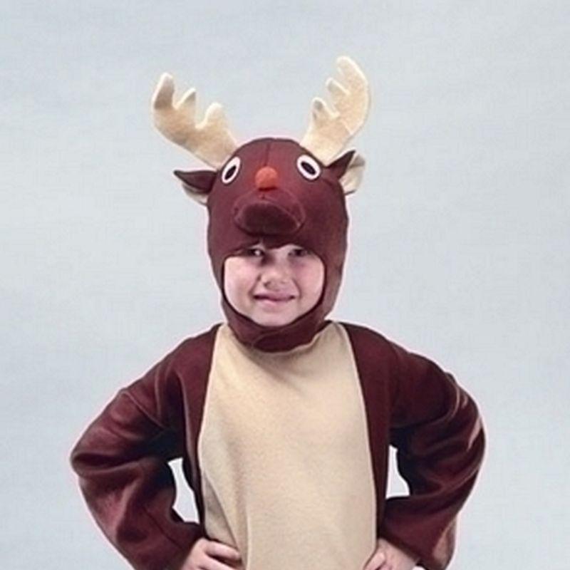Reindeer Large Childrens Costumes Unisex Large 9 12 Years Bristol Novelty Boys Costumes 10183
